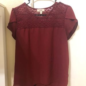 Maroon shirt